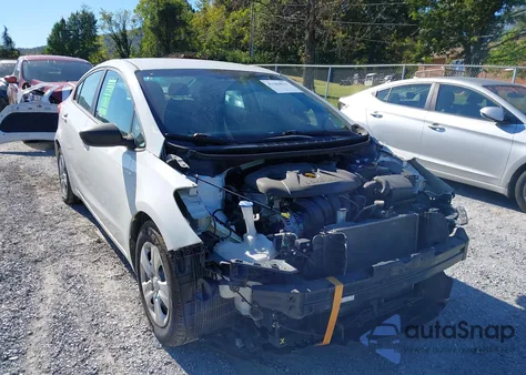 2016 Kia Forte Lx из США, поврежденный, VIN KNAFK4A6XG5619455